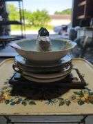 Mixed Lot of Decorative Tableware, Salt and Pepper Shakers, and Pictures