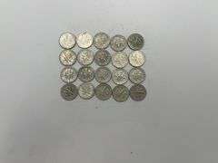 Group of Twenty Roosevelt Silver Dimes