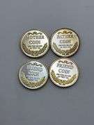 Four Commemorative .999 Fine Silver Coins