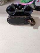 Pair of Resco 4x30 Coated Binoculars with Case and Cut Glass Tumbler