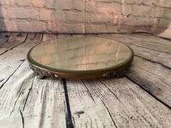 Ornate Vanity Mirror Tray