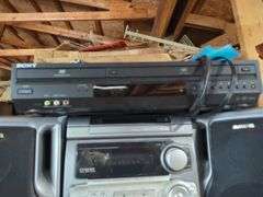 Aiwa Stereo System with Sony DVD/VCR Combo Player
