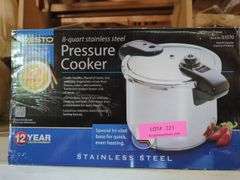 Presto 8-Quart Stainless Steel Pressure Cooker