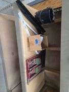 Mixed Lot: Paint Can with Assorted Parts, Keys, and Other Hardware