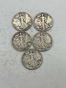 Walking Liberty Half Dollars (5)