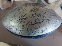Indianapolis Colts Autographed Football Collector Series