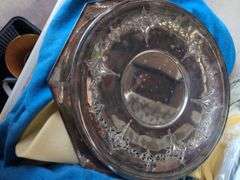 Silver Plated Serving Set: Platter, Butter Dish, and More