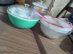 Assorted Glassware and Storage Bowls