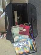 Craft supplies and CD collection