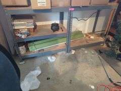 2 Metal Shelving Units