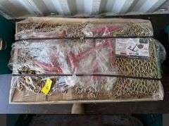 9200LB RATCHET BINDERS & G70 CHAINS (Total QTY of 15)LHR-RC9200