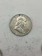 Franklin Half Dollar Coins - Lot of Five