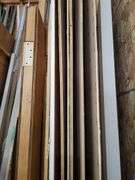 Mixed Lot of Construction and Building Material: Wood, doors, kerdi board