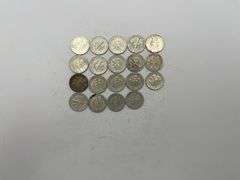 Group of 19 Silver Dimes