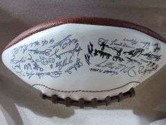 Autographed NFL Football - Team Signatures