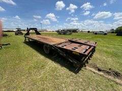 2019 BigTex 22GN-20BK+5MR Gooseneck Trailer, VIN: 16VGX2029L6020843, Salvage Title