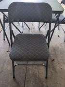 Two Folding Card Table and Chair Sets