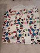 Handmade Wedding Ring Quilt