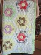 Handmade Floral Quilt
