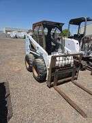Bobcat 751 Skid Steer Loader with Forks