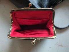 Black Handbag and Vera Bradley Wallet