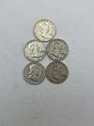Franklin Half Dollar Coin Group 1949-1954