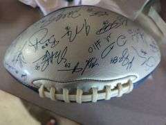 Indianapolis Colts Autographed Football Collector Series
