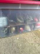 Two Totes of FANCY Christmas Ornaments - Assorted Styles