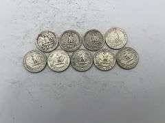 Silver Washington Quarters (1935-1964)