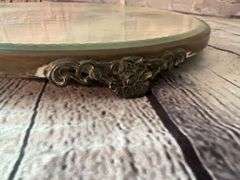 Ornate Vanity Mirror Tray