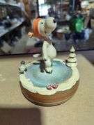 Reuge Musical Movement Snoopy "The Skaters Waltz" Figurine