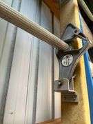 Two Aluminum Extension Ladders: Keller and Unbranded