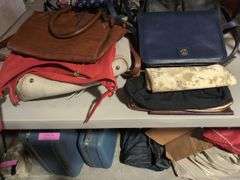 Assorted Lot of Ladies' Purses and Handbags