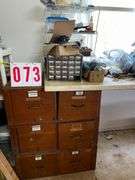 Custom Workbench with Drawers, Electrical Components, and Hardware