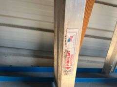 Two Aluminum Extension Ladders: Keller and Unbranded