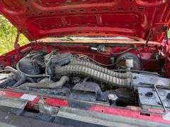 1995 Red Ford F-350 Flatbed Truck - 5.0L or 5.8L Engine