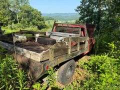 1995 Red Ford F-350 Flatbed Truck - 5.0L or 5.8L Engine