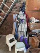 Household Items and Tools - Vacuum, Ladder, Flooring