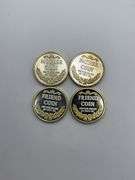 Four .999 Fine Silver 25 Troy Oz 'Family & Friends' Commemorative Coins