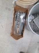 Mixed Lot of Construction Hardware, Nails, Flashing, and Adhesives