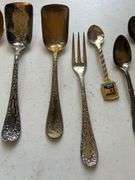 Collection of Decorative Spoons and Fork