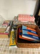 Mixed Household Goods Lot: Decor, Health & Beauty, First Aid