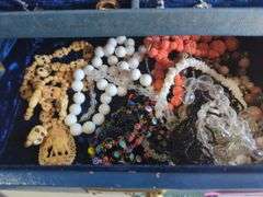 Costume Jewelry Collection in Decorative Box