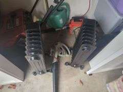 Toro snowblower, leaf, blowers, oil filled, heaters extension, cord, hedge, trimmer, hose, and four-wheel dolly