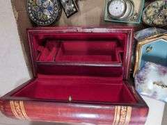 Mixed Lot: Decorative Boxes, Musical Prayer Box, Pocket Watches & More