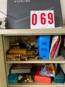 Cabinet with Tools, Manuals, Starlink Box, and More