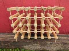 Wooden Wine Bottle Rack