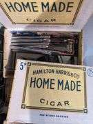 Mixed Lot with Hamilton-Harris & Co's Home Made Cigar Boxes, Craft Supplies, and More