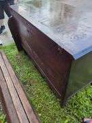 Wooden Dresser with Mirror