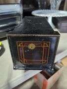 Painted Cast Iron Safe Box with Drawers